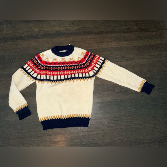 Miss Erika Sweaters - Vintage Handknit Miss Erika Ski Winter Sweater Women’s Size Small Ugly Christmas